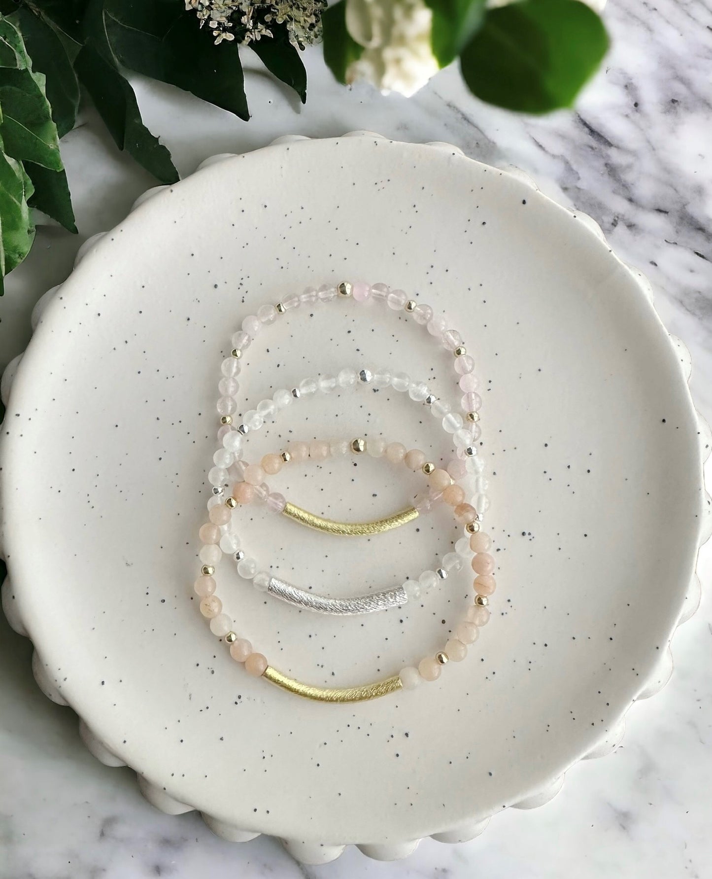Gemstone Bar Bracelet