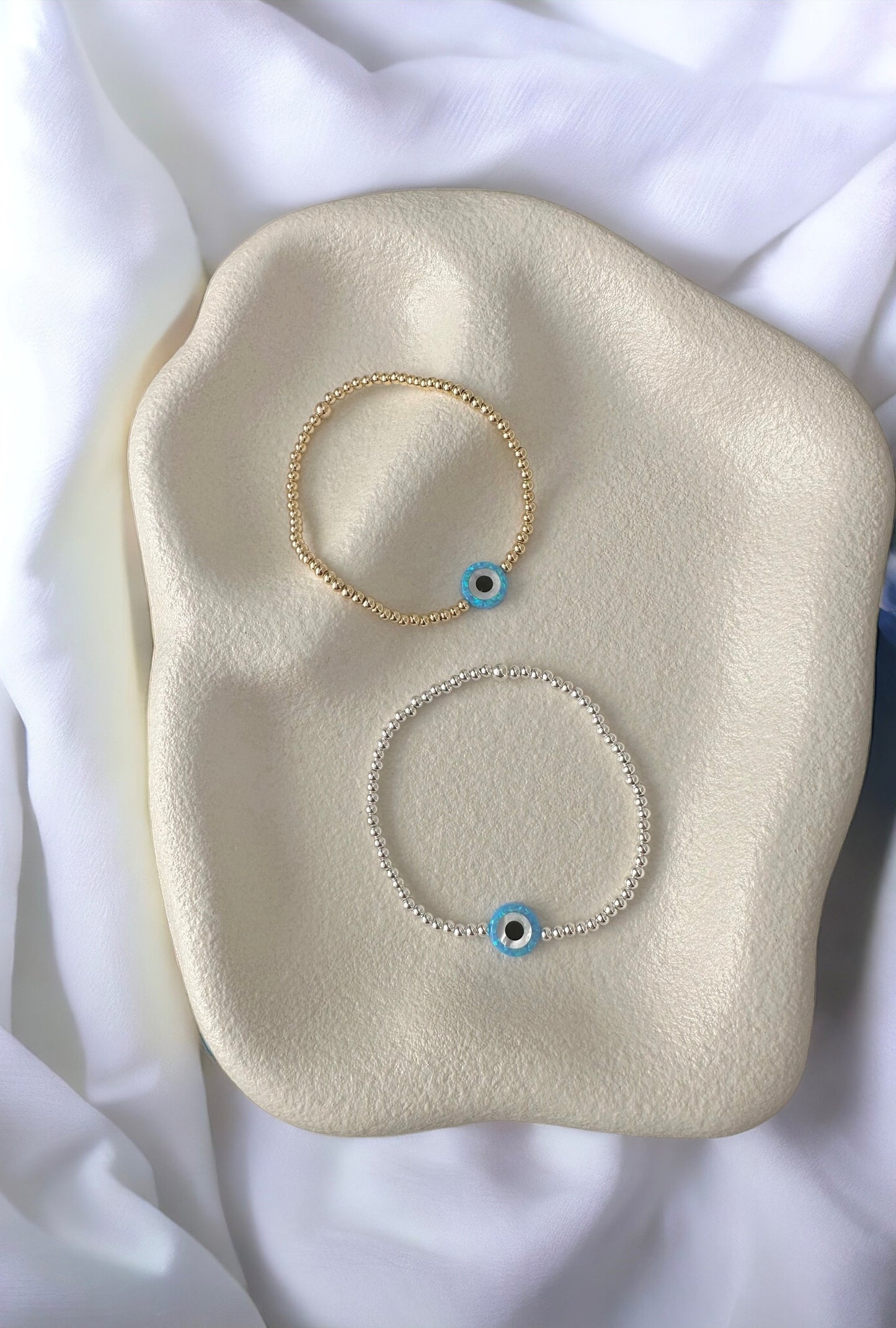 Opal Evil Eye Bracelet