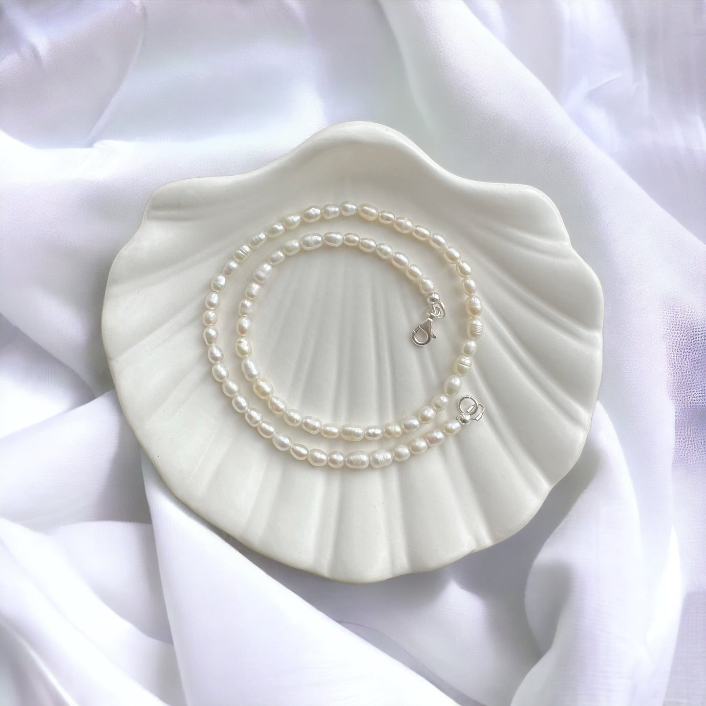 Dainty Pearl Necklace