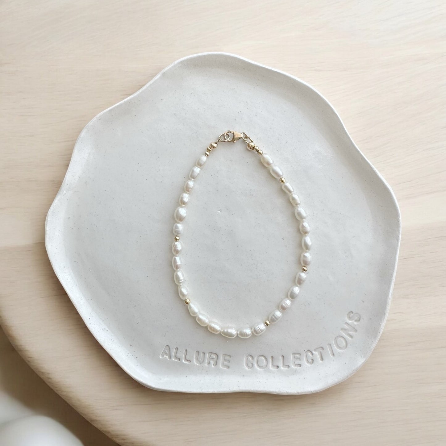 Dainty Pearl Anklet