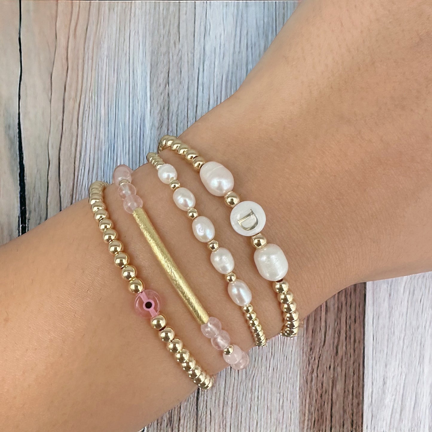 Gemstone Bar Bracelet