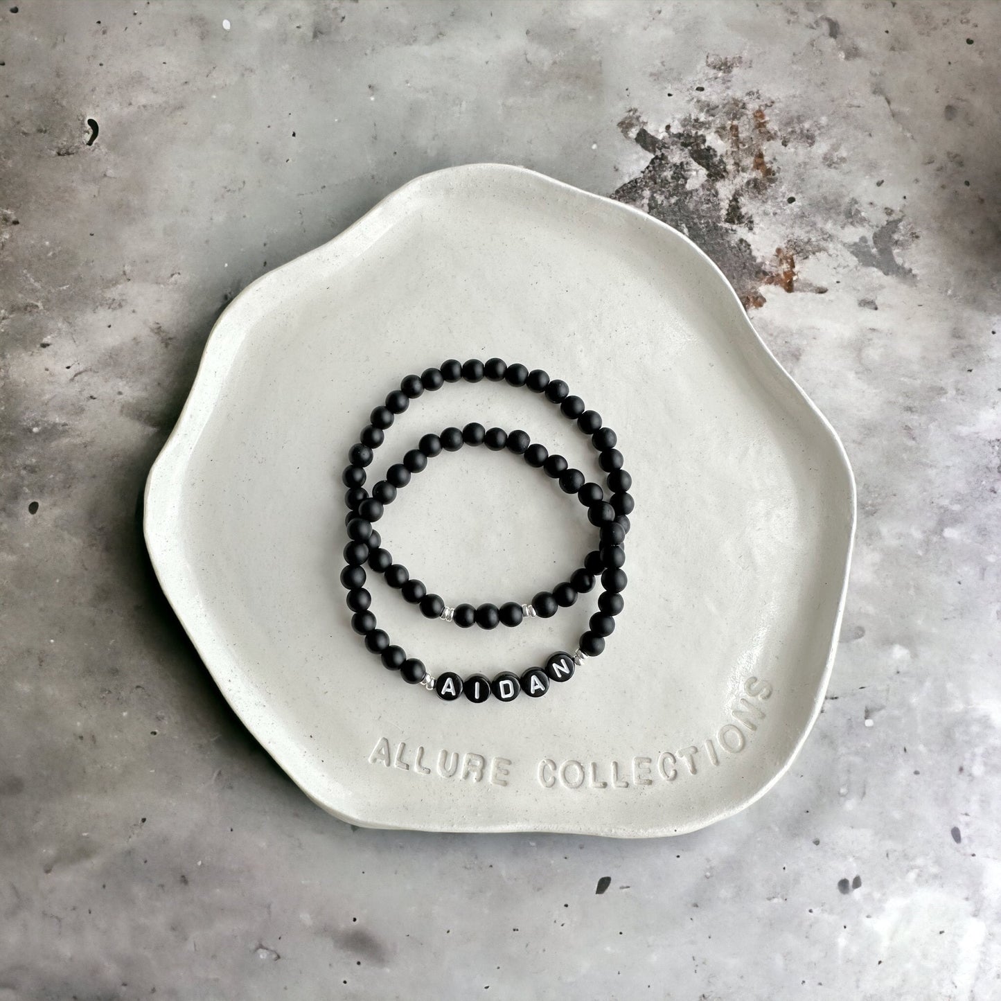 Black Onyx Stacking Bracelet