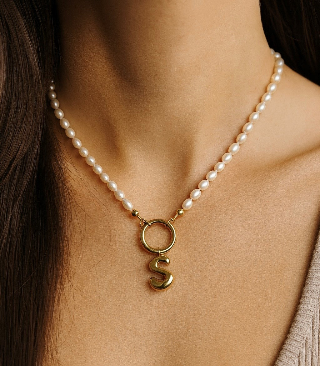 Pearla Charm Necklace