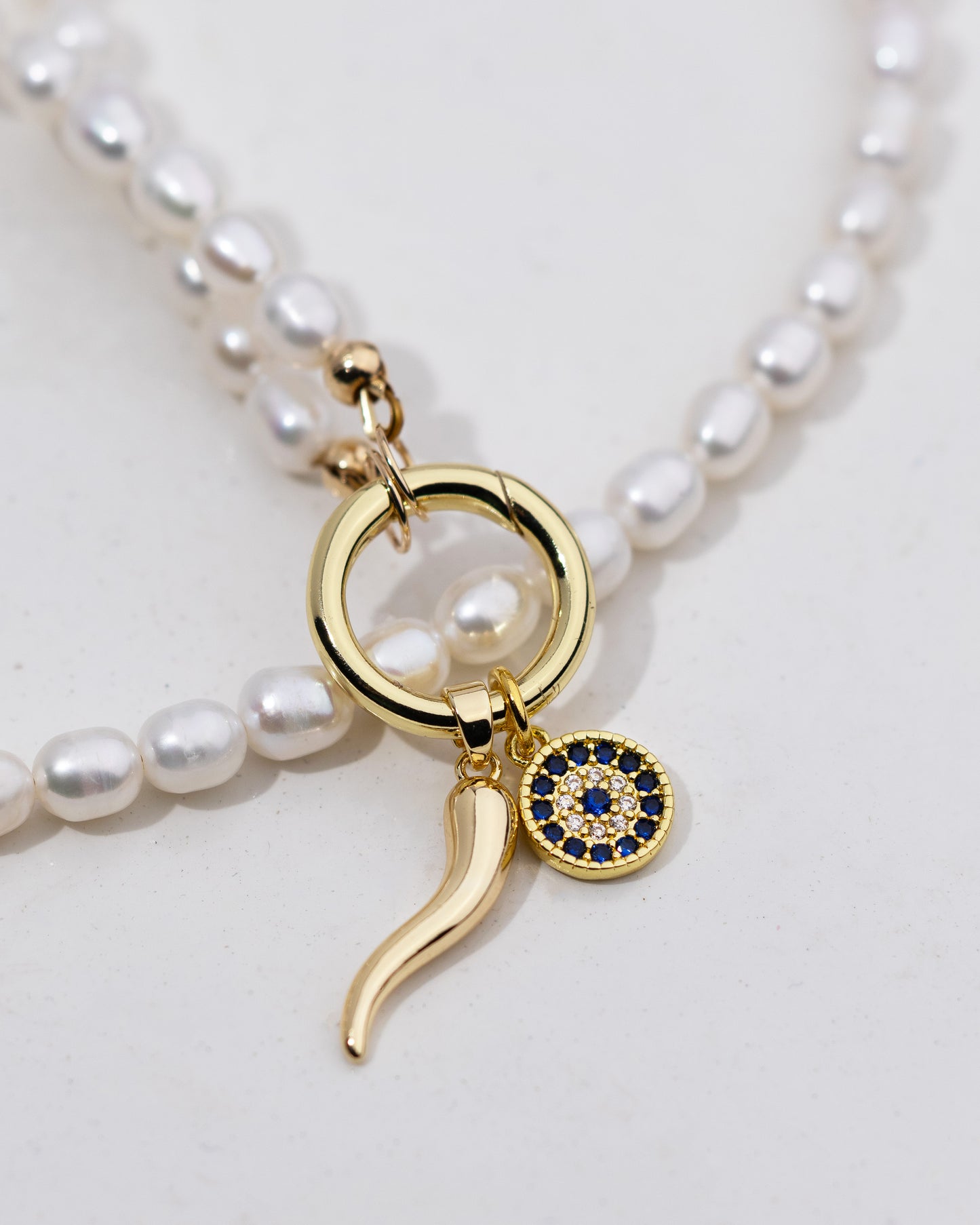 Pearla Charm Necklace