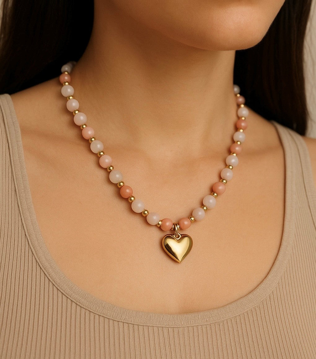 Gemstone Charm Necklace