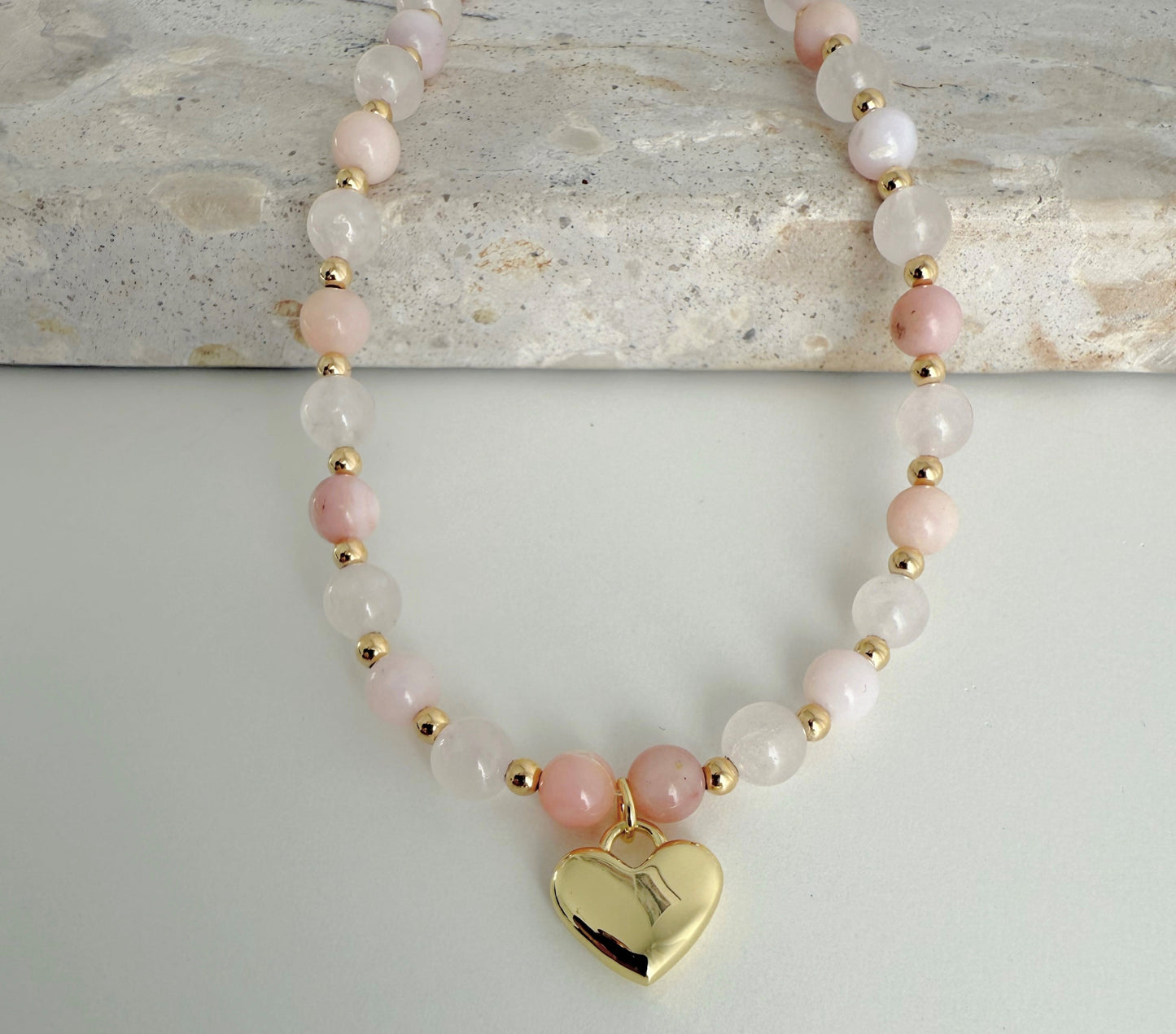 Gemstone Charm Necklace