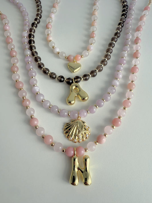 Gemstone Charm Necklace
